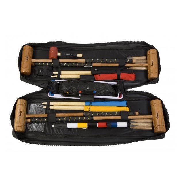 Uber 4 Player Professional Croquet Set with Duffle Bag
