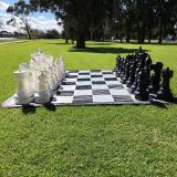 Giant Chess Set and 3mx3m Nylon Mat